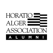 Load image into Gallery viewer, Deluxe on the Rocks Glass – Horatio Alger Association Alumni Logo
