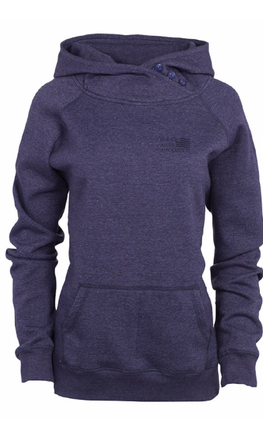 Women's Hooded Sweatshirt – Navy – Horatio Alger Association